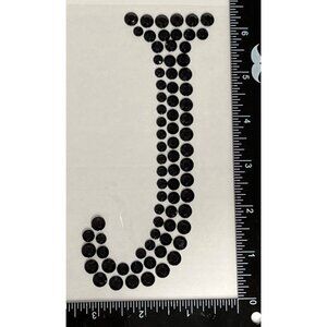 Recollections Halloween Bling Rhinestone Gem Embellishment " J "  422447 353958